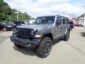 Front 3/4 View of 2020 Jeep Wrangler Unlimited Willys 4x4 #1