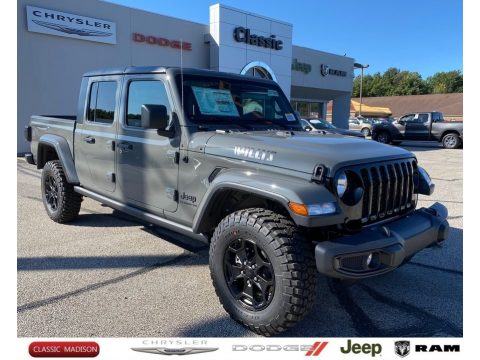 Sting-Gray Jeep Gladiator Willys 4x4.  Click to enlarge.