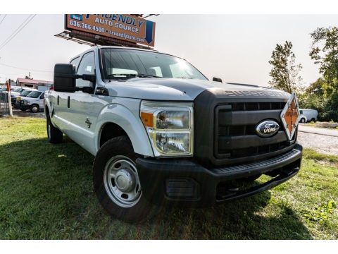 Oxford White Ford F350 Super Duty XL Crew Cab.  Click to enlarge.