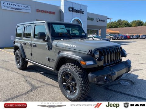 Sting-Gray Jeep Wrangler Unlimited Sport 4x4.  Click to enlarge.