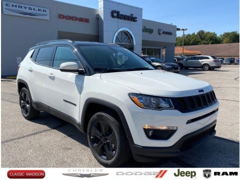 White Jeep Compass Altitude 4x4.  Click to enlarge.