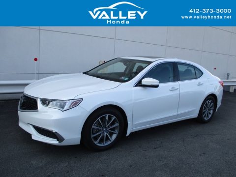Platinum White Pearl Acura TLX Technology Sedan.  Click to enlarge.