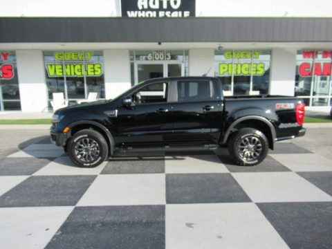 Shadow Black Ford Ranger Lariat SuperCrew 4x4.  Click to enlarge.