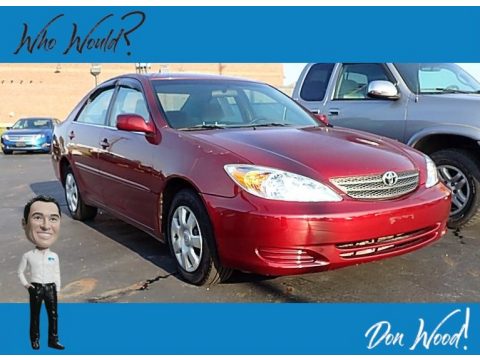 Salsa Red Pearl Toyota Camry LE.  Click to enlarge.