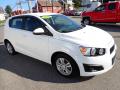 Front 3/4 View of 2016 Chevrolet Sonic LT Hatchback #8