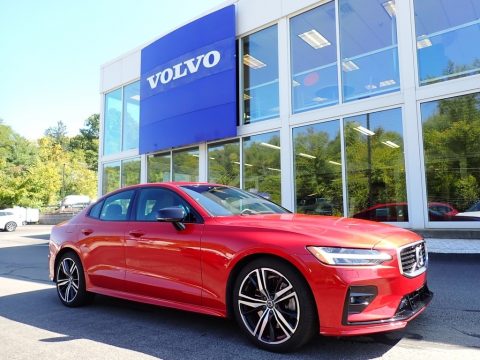Fusion Red Metallic Volvo S60 T6 AWD R Design.  Click to enlarge.