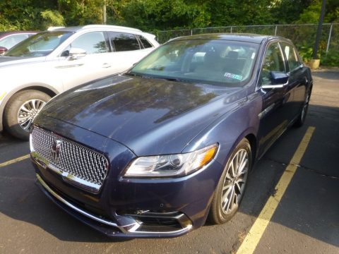Midnight Sapphire Blue Lincoln Continental Select AWD.  Click to enlarge.
