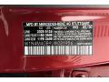 Mercedes-Benz Color Code 993 Patagonia Red Metallic #11