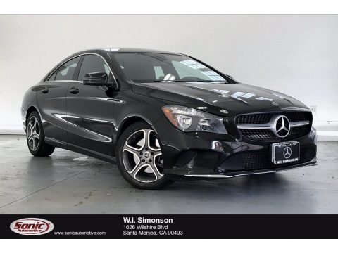 Night Black Mercedes-Benz CLA 250 Coupe.  Click to enlarge.