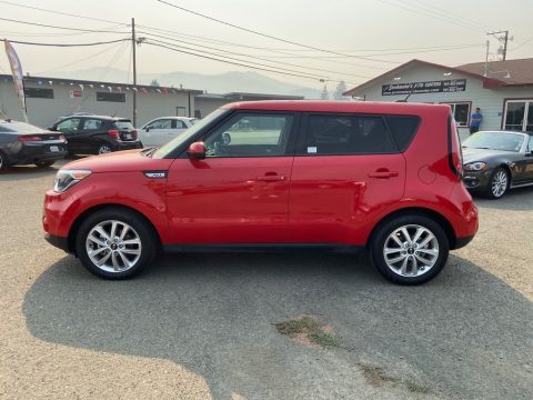 Inferno Red Kia Soul +.  Click to enlarge.