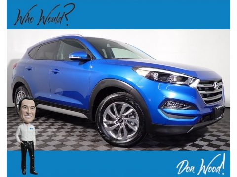 Caribbean Blue Hyundai Tucson SEL. Click to enlarge. Caribbean Blue Hyundai Tucson SEL. Click to enlarge.