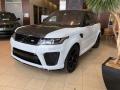 Front 3/4 View of 2020 Land Rover Range Rover Sport SVR #2