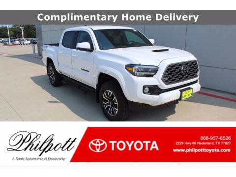 Super White Toyota Tacoma TRD Sport Double Cab 4x4. Click to enlarge. Super White Toyota Tacoma TRD Sport Double Cab 4x4. Click to enlarge.