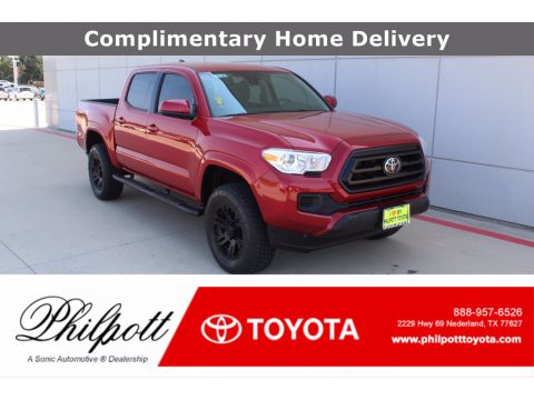 Barcelona Red Metallic Toyota Tacoma TSS Off Road Double Cab.  Click to enlarge.
