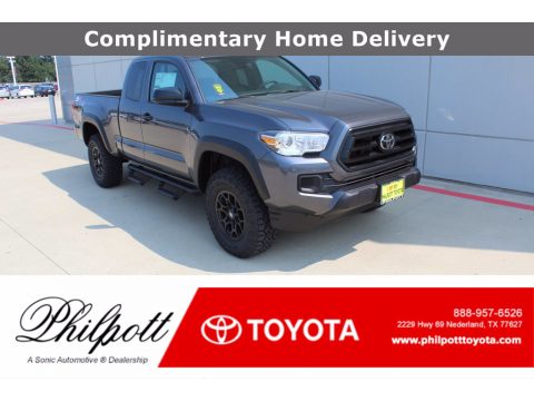 Magnetic Gray Metallic Toyota Tacoma SX Access Cab.  Click to enlarge.