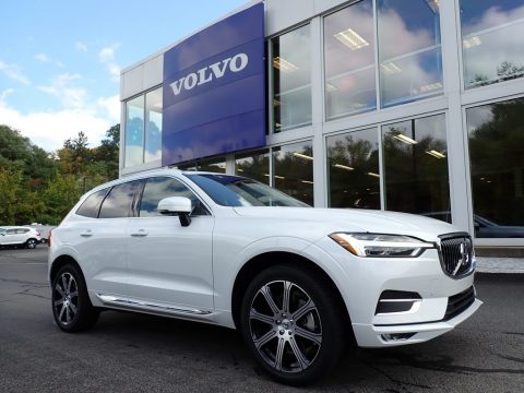 Crystal White Metallic Volvo XC60 T6 AWD Inscription.  Click to enlarge.