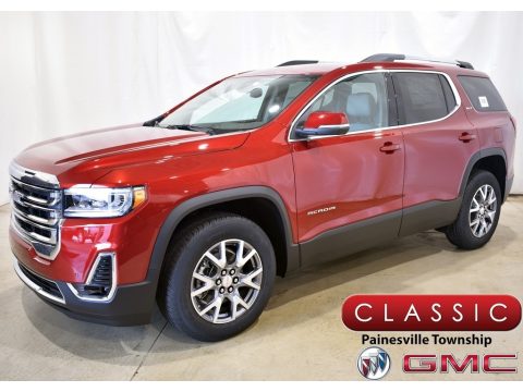 Cayenne Red Tintcoat GMC Acadia SLT AWD.  Click to enlarge.