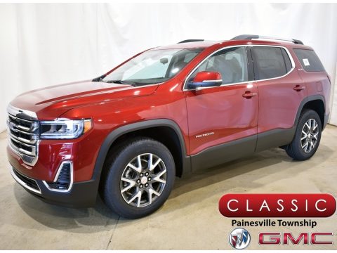 Cayenne Red Tintcoat GMC Acadia SLE AWD.  Click to enlarge.