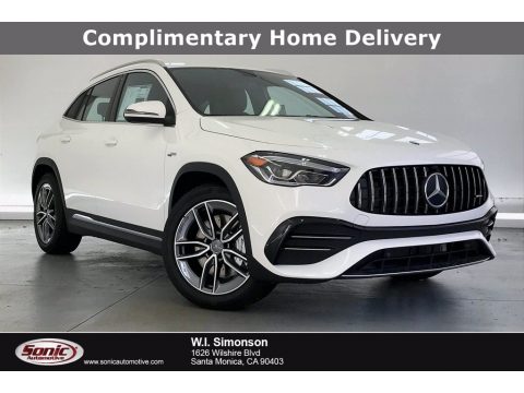 Polar White Mercedes-Benz GLA AMG 35 4Matic.  Click to enlarge.