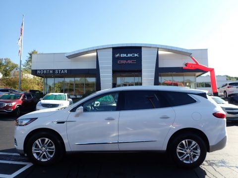 Summit White Buick Enclave Essence AWD.  Click to enlarge.