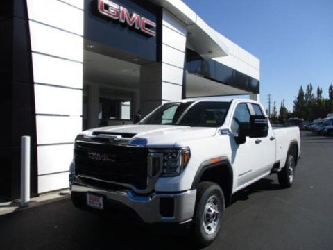 Summit White GMC Sierra 2500HD Double Cab.  Click to enlarge.