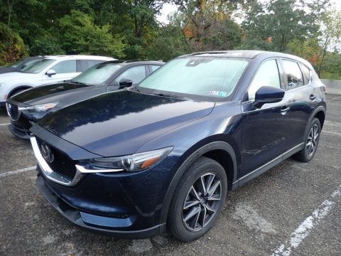 Deep Crystal Blue Mica Mazda CX-5 Grand Touring AWD.  Click to enlarge.