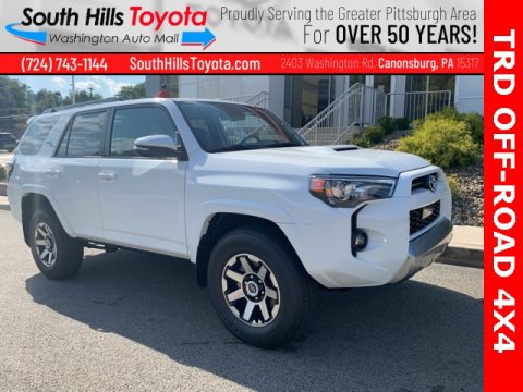 Super White Toyota 4Runner TRD Off-Road Premium 4x4.  Click to enlarge.