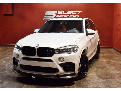 Mineral White Metallic BMW X5 M xDrive.  Click to enlarge.