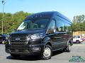 Front 3/4 View of 2020 Ford Transit Passenger Wagon XLT 350 HR Extended #1