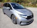 Front 3/4 View of 2021 Honda Odyssey EX-L #6