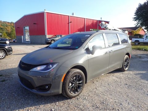 Ceramic Grey Chrysler Pacifica Launch Edition AWD.  Click to enlarge.