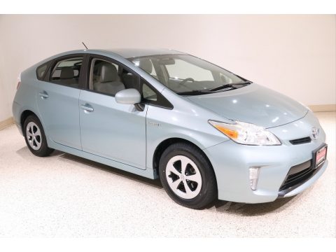 Sea Glass Pearl Toyota Prius Three Hybrid.  Click to enlarge.