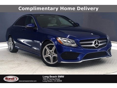 Brilliant Blue Metallic Mercedes-Benz C 300 Sedan.  Click to enlarge.