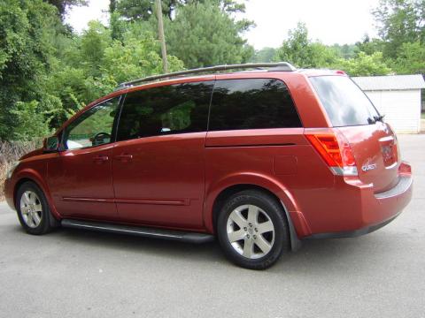 Autumn Red Metallic Nissan Quest 3.5 SE.  Click to enlarge.