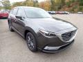 Front 3/4 View of 2021 Mazda CX-9 Touring AWD #3
