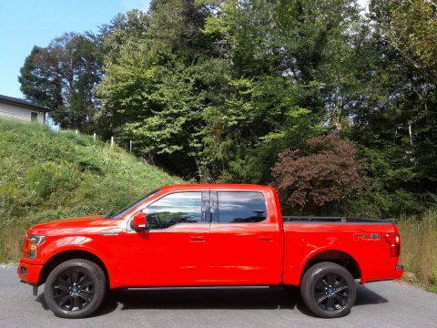 Race Red Ford F150 Lariat SuperCrew 4x4.  Click to enlarge.