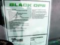  2020 Ford F250 Super Duty Black Ops by Tuscany Crew Cab 4x4 Window Sticker #28