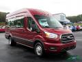Front 3/4 View of 2020 Ford Transit Passenger Wagon XLT 350 HR Extended #7