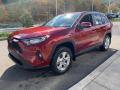 Front 3/4 View of 2021 Toyota RAV4 XLE AWD #31
