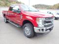 Front 3/4 View of 2020 Ford F350 Super Duty XLT Crew Cab 4x4 #3