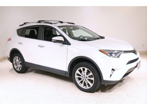 Blizzard Pearl White Toyota RAV4 Limited AWD.  Click to enlarge.