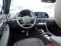  2021 Hyundai Sonata Black Interior #9