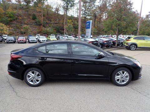 Phantom Black Hyundai Elantra Value Edition.  Click to enlarge.