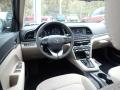  2020 Hyundai Elantra Beige Interior #10