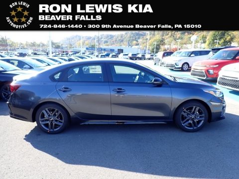 Gravity Gray Kia Forte GT-Line.  Click to enlarge.