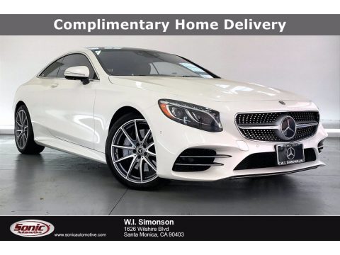 designo Diamond White Metallic Mercedes-Benz S 560 4Matic Coupe.  Click to enlarge.