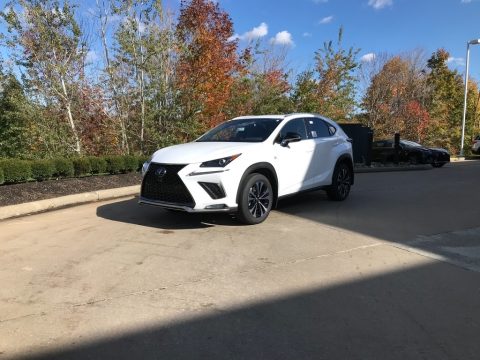 Ultra White Lexus NX 300 F Sport AWD.  Click to enlarge.