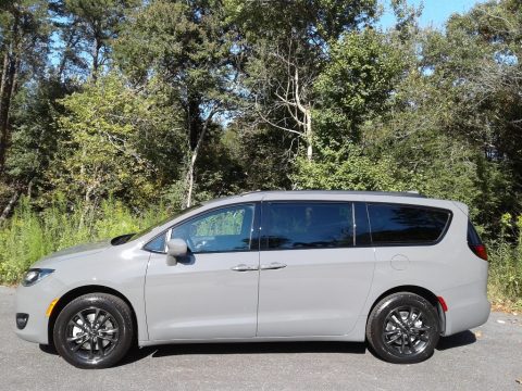 Ceramic Grey Chrysler Pacifica Launch Edition AWD.  Click to enlarge.