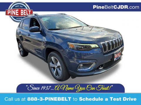 Slate Blue Pearl Jeep Cherokee Limited 4x4.  Click to enlarge.