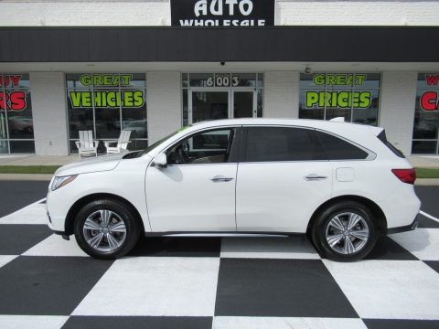 Platinum White Pearl Acura MDX FWD.  Click to enlarge.